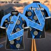 BlueJose Darts V For Victory Personalized Name, Team Name Shirt (4 Colors)