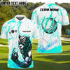BlueJose Savage Swing Golf Polo Shirt, Customized Name & Team Name 3D Shirts (4 Colors)