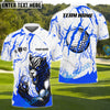 BlueJose Savage Swing Golf Polo Shirt, Customized Name & Team Name 3D Shirts (4 Colors)