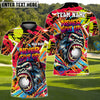 BlueJose Savage Beast Swing Golf Shirt, Customized Name & Team Name 3D Shirts (4 Colors)