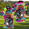 BlueJose Savage Beast Swing Golf Shirt, Customized Name & Team Name 3D Shirts (4 Colors)
