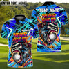 BlueJose Savage Beast Swing Golf Shirt, Customized Name & Team Name 3D Shirts (4 Colors)