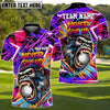 BlueJose Savage Beast Swing Golf Shirt, Customized Name & Team Name 3D Shirts (4 Colors)