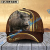 BlueJose Golden Line Pattern Hunting Cap Multicolor Personalized Cap