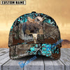 BlueJose Moose Hunting Camo Cap Multicolor Personalized Cap (6 color)