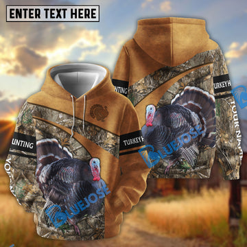 BlueJose Wild Turkey Hunting Camo Hoodie Personalized 3D Hoodie For Hunting Lover