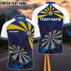 BlueJose Darts Swing Board Personalized Name, Team Name Unisex Shirt (4 Colors)