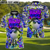 BlueJose Friday Street Swing Golf Polo Shirt, Customized Name & Team Name 3D Shirts (4 Colors)
