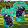 BlueJose Savage Swing Golf Polo Shirt, Customized Name & Team Name 3D Shirts (4 Colors)