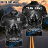 BlueJose Darts Wizard Skull Magic Multicolor Options Personalized Name Shirt (6 Colors)