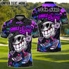 BlueJose Smile & Swing Urban Golf Polo Shirt Customized Name, Team Name 3D Shirts (4 Colors)
