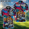 BlueJose Beer & Golf Cart Polo Personalized Name, Team Name 3D Shirt (4 Colors)