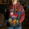 BlueJose Personalized Bear Campfire Adventure Hoodie