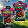 BlueJose Graffiti Turkey Golfer Shirt Personalized Name, Team Name 3D Shirt (4 Colors)