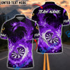 BlueJose Darts Flaming Phoenix Firestorm Personalized Name, Team Name Unisex Shirt (4 Colors)