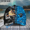 BlueJose Fishing Sparkling Water Smoke Pattern Design Personalized Cap (13 Breeds)