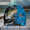 BlueJose Fishing Sparkling Water Smoke Pattern Design Personalized Cap (13 Breeds)