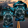 BlueJose Darts Lightning Wolf With Dartboard Design Personalized Name, Team Name Unisex Shirt (6 Colors)
