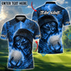 BlueJose Blazing Reaper Golf Shirt Personalized Name, Team Name 3D Shirt (4 Colors)
