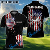 BlueJose Golf Stars And Stripes Style Design Personalized Name, Team Name 3D Shirt (4 Colors)