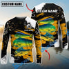 Bluejose Fishing Yellow Rustic Camouflage Custom Name & Team Name 3D Shirts (12 Breeds)