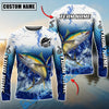 Bluejose Fishing Freshwater Strike Legend Custom Name & Team Name 3D Shirts (12 Breeds)