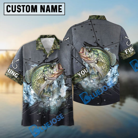 BlueJose Fishing Color 03 Personalized All Over Print 3D Hawaiian Shirt