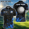 BlueJose Billiards Golf Black Stains Grunge Personalized Name Shirt (6 Colors)