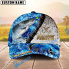 BlueJose Fishing Ocean Wave Skin Design Personalized Cap (13 Breeds)