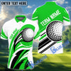 BlueJose Golf Dancing Strike Personalized Name, Team Name 3D Shirt (4 Colors)