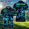 BlueJose Golf Neon Funny Character Personalized Name, Team Name 3D Shirt (4 Colors)