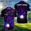 BlueJose Golf Spider Flame Personalized Name, Team Name 3D Shirt (6 Colors)
