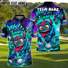 BlueJose Golf Crazy Monster Graffiti Personalized Name, Team Name 3D Shirt (4 Colors)