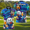 BlueJose Golf Beer Graffiti Character Funny Drunk Personalized Name, Team Name 3D Shirt (6 Colors)