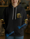 BlueJose Black Boar Hunter Personalized Name Hoodie For Hunting Lover