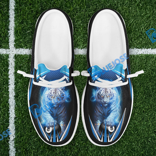 BlueJose Billiards Ball 8 Thunder White Tiger Mesh Dude Shoes (4 Colors)