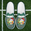 BlueJose Billiards Ball 9 Green Christmas Pattern Player Mesh Dude Shoes