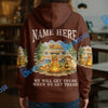 BlueJose Personalized Golden Retriever Camper Life Hoodie