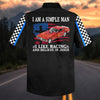 BlueJose Custom Photo I'm a Simple Man - I Like Racing And Believe in Jesus - Racing Shirt (9 colors)