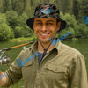 BlueJose Trout Camouflage Custom Name Bucket Hat