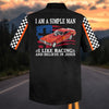 BlueJose Custom Photo I'm a Simple Man - I Like Racing And Believe in Jesus - Racing Shirt (9 colors)