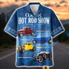 Bluejose Retro Hot Rod Car Lover - Customized Car Photo Hawaiian Shirt