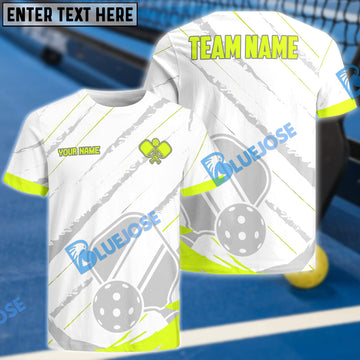 BlueJose Pickleball Basic Personalized Name, Team Name Unisex Shirt (4 Colors)