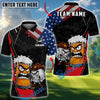 BlueJose Golf Funny Cowboy Beer Design Customized Name, Team Name Shirts (2 colors)