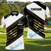 BlueJose Golf Ball Skin Customized Name, Team Name 3D Shirts (4 Colors)