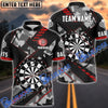 BlueJose Darts Grunge Thunder Personalized Name, Team Name Shirt (4 Colors)