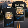 BlueJose Racoon Camping We Will Get There When We Get There Personalized Name Shirts