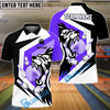 BlueJose Bowling And Pins Tiger Bowl Customized Name 3D Shirt (4 Colors)