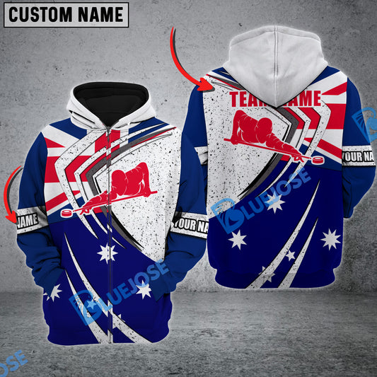 BlueJose Personalized Name, Personalized Team UK Flag And Novuss Disk Shirt