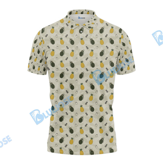 BlueJose Pineapples and Grenades Shirt